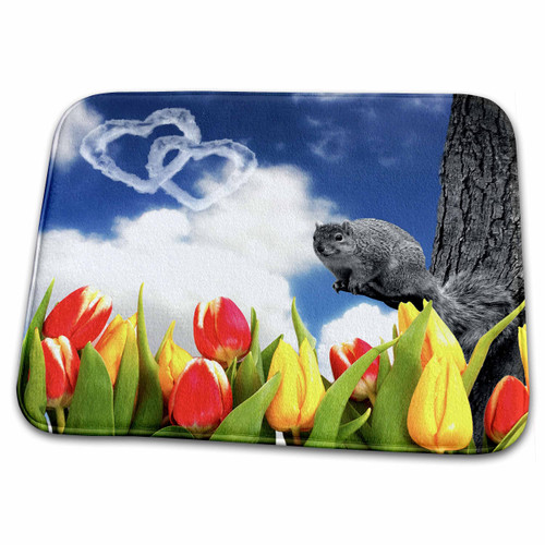 3dRose Love is in The air, or in The Clouds, with This... - Bathroom Bath Rug Mats (rug-150171-1)