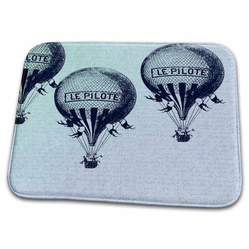 3dRose PS Vintage - Vintage Hot Air Balloons - Bathroom Bath Rug Mats (rug-179064-1) 3dRose PS Vintage - Vintage Hot Air Balloons - Bathroom Bath Rug Mats (rug-179064-1)