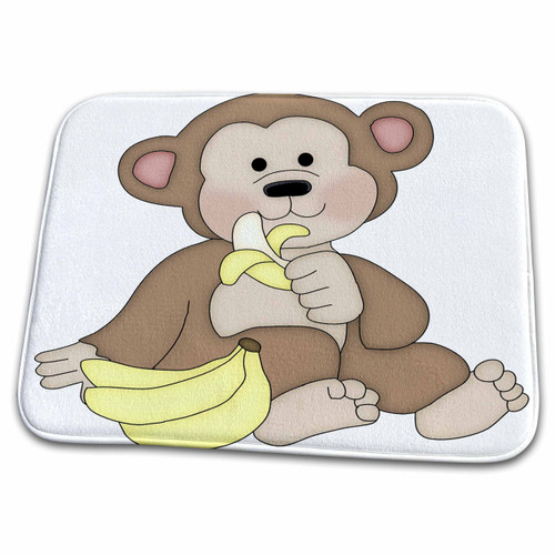 3dRose Cute Monkey with A Banana Illustration - Bathroom Bath Rug Mats (rug-211178-1) 3dRose Cute Monkey with A Banana Illustration - Bathroom Bath Rug Mats (rug-211178-1)