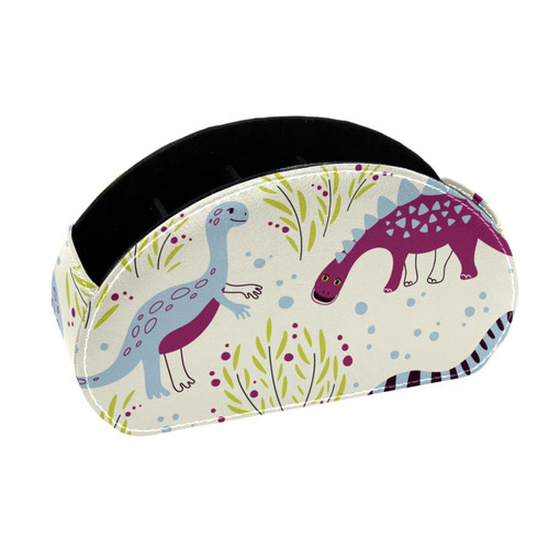 Lyetny Desktop Pen & Pencil Storage Cups Different Dinosaurs Pen Organizer Makeup Brush Holders Pencil Cup for Office College Home