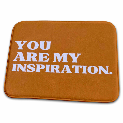 3dRose You are My Inspiration - Bathroom Bath Rug Mats (rug-372023-1)