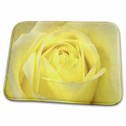 3dRose Florene Flower - Yellow Rose - Bathroom Bath Rug Mats (rug-50265-1)