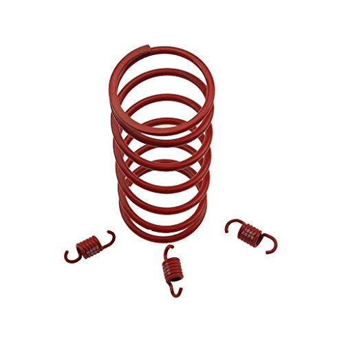Glixal ATKS-03906 High Performance Racing Moped ATV Scooter Torque Spring with Clutch Springs for GY6 125cc 150cc 157QMJ 152QMI Engine (2000RPM,Red)