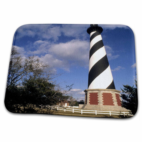 3dRose Cape Hatteras Lighthouse, North Carolina - US34... - Bathroom Bath Rug Mats (rug-93188-1)