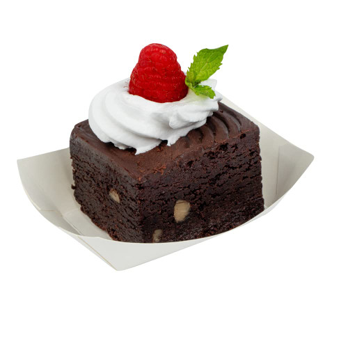 Restaurantware, Bio Tek White Paper Boat - 3" x 2" x 1" - 50 count box