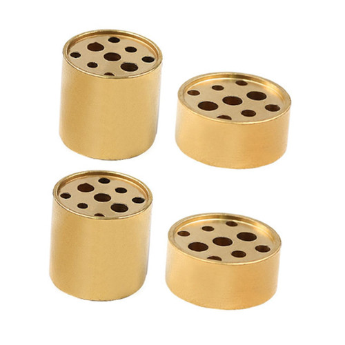 VOSAREA 4pcs Nine Hole Incense Stick Cone Incense Burner Waterfall Incense Burner Incense Base Multi-Hole Incense Holders Brass Incense Burner Tower Incense Burner Golden Copper Conical