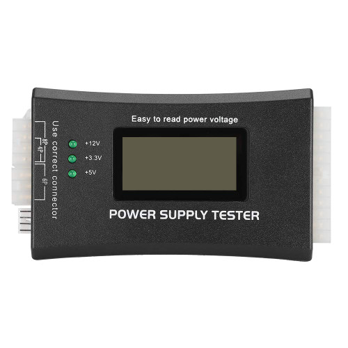 Computer Power Supply Tester, PC Computer Maintenance Tester Computer ATX Tester Digital LCD Screen Computer Host Inspection and Maintenance Tool for ATX, BTX, ITX, TFX