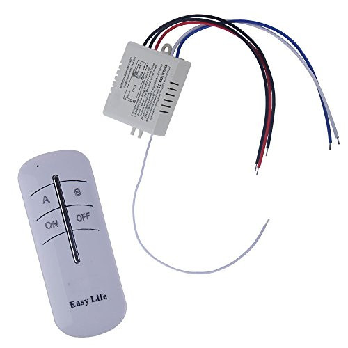 WINGONEER Wall Switch And Remote Control 2-Way ON/OFF Light Digital Wireless Switch 200V-245V Digital Light Radio