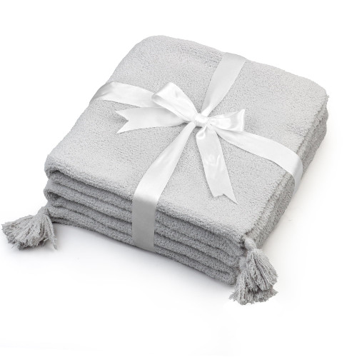 Cable Knit Throw Blanket for Couch Light Grey? Super Soft and Lightweight Fluffy Warm Cozy Blanket and Throw for Sofa Bed?50x60 Inches Cable Knit Throw Blanket for Couch Light Grey? Super Soft and Lightweight Fluffy Warm Cozy Blanket and Throw for Sofa Bed?50x60 Inches
