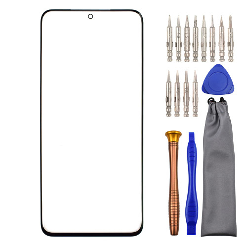 Sunways Repair Broken Glass Screen Replacement for Samsung Galaxy S21 Ultra 5G SM-G998U SM-G998B SM-G998U1 SM-G998W SM-G998N Black