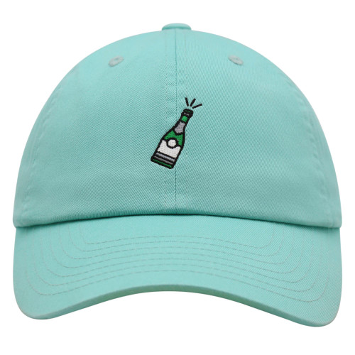 JPAK Champagne Bottle Premium Dad Hat Embroidered Baseball Cap Drink