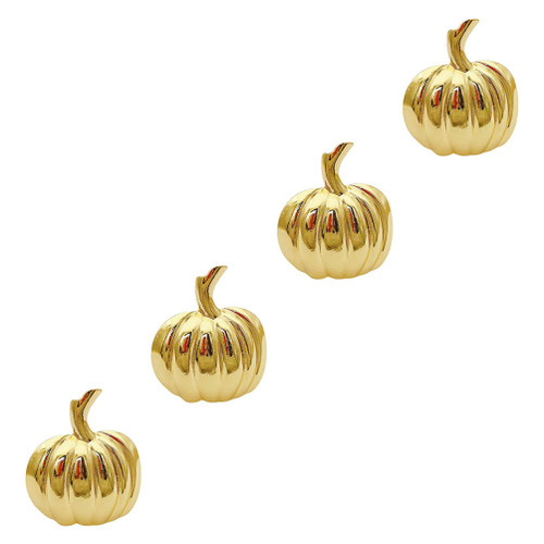 BESTOYARD Fall Table Decor 4pcs Thanksgiving Napkin Rings Pumpkin Napkin Ring Holders Fall Napkin Ring Holders Pumpkin Dinner Tables Rings for Thanksgiving Dinner Parties Weddings Fall Napkin Rings