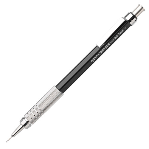 Pentel of America, Ltd. : Graphgear 500 Pencils, Refillable, .5mm, Black -:- Sold as 2 Packs of - 1 - / - Total of 2 Each