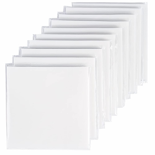 Transparent Sticky Note Pads - 500 Pcs Waterproof Self-Adhesive Pad?Translucent Sticky Notes Suitable for Reading?Studying? Home?Office?School?Sticks Securely?Removes Cleanly (3x3in)