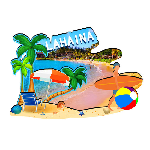 USA Lahaina Wooden Magnet 3D Fridge Magnets Travel Collectible Souvenirs Decorations Handmade Crafts-2 USA Lahaina Wooden Magnet 3D Fridge Magnets Travel Collectible Souvenirs Decorations Handmade Crafts-2