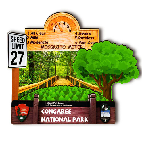 U.S. Congaree National Park Wooden Magnet 3D Fridge Magnets Travel Collectible Souvenirs Decorations Handmade Crafts U.S. Congaree National Park Wooden Magnet 3D Fridge Magnets Travel Collectible Souvenirs Decorations Handmade Crafts