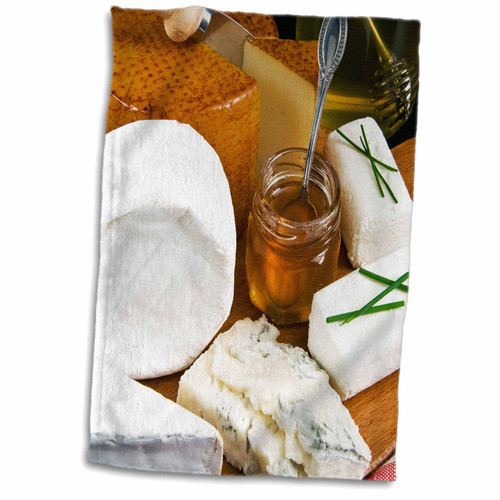 3dRose French cuisine of cheeses and honey - EU09 NTO0002 - Nico Tondini - Towels (twl-136483-1) 3dRose French cuisine of cheeses and honey - EU09 NTO0002 - Nico Tondini - Towels (twl-136483-1)