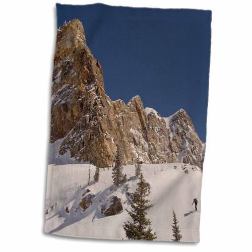 3dRose Skiing, Mill B South Fork, Big Cottonwood, Utah, USA - US45 HGA0394... - Towels (twl-147289-1)