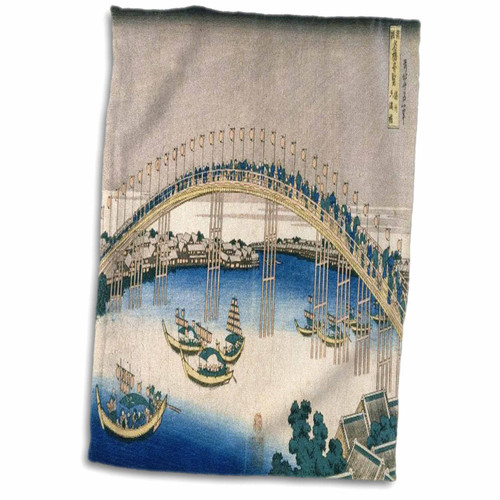 3dRose Print of Festival of Lantern Vintage Painting - Towels (twl-204572-1)