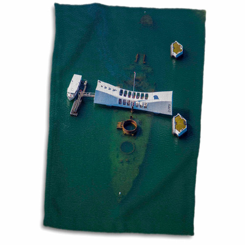 3dRose Danita Delimont - Hawaii - USS Arizona Memorial, Pearl Harbor, Hawaii - Towels (twl-230649-1) 3dRose Danita Delimont - Hawaii - USS Arizona Memorial, Pearl Harbor, Hawaii - Towels (twl-230649-1)