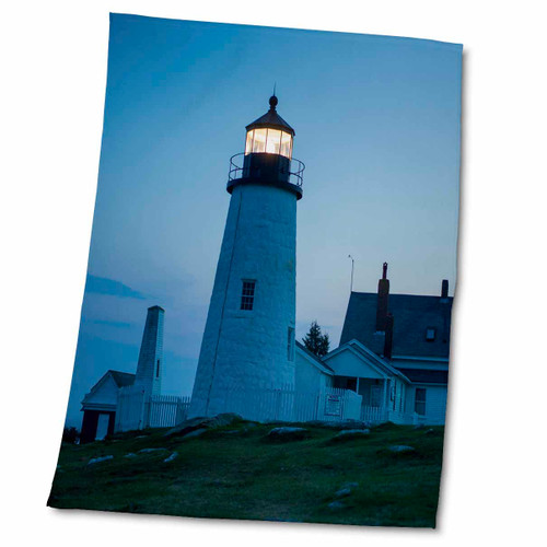 3dRose Danita Delimont - Lighthouse - Maine, Pemaquid Point Lighthouse - Towels (twl-230877-2) 3dRose Danita Delimont - Lighthouse - Maine, Pemaquid Point Lighthouse - Towels (twl-230877-2)