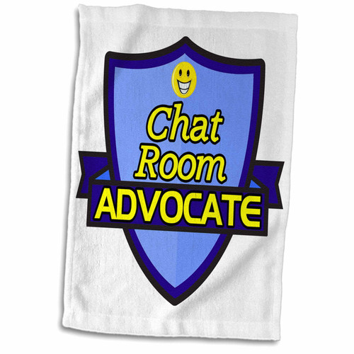 3dRose Chat Room Advocate Support Design - Towels (twl-242533-1)