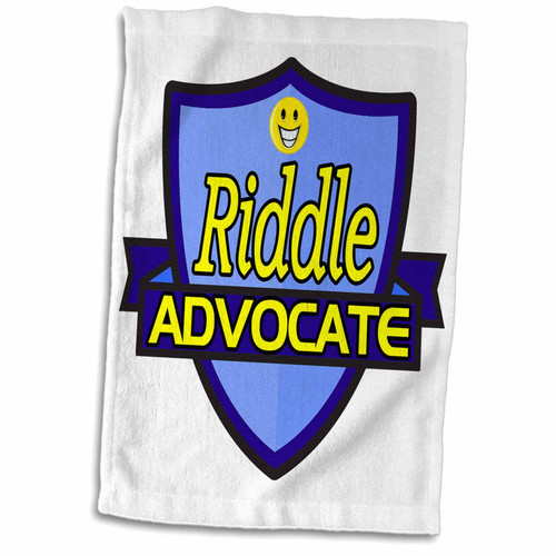 3dRose Riddle Advocate Support Design - Towels (twl-242781-1)