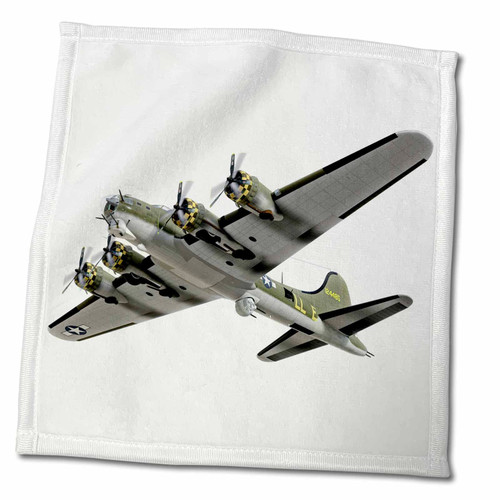3dRose Boehm Graphics Aircraft - A Flying Fortress seen from Below - Towels (twl-245595-3)