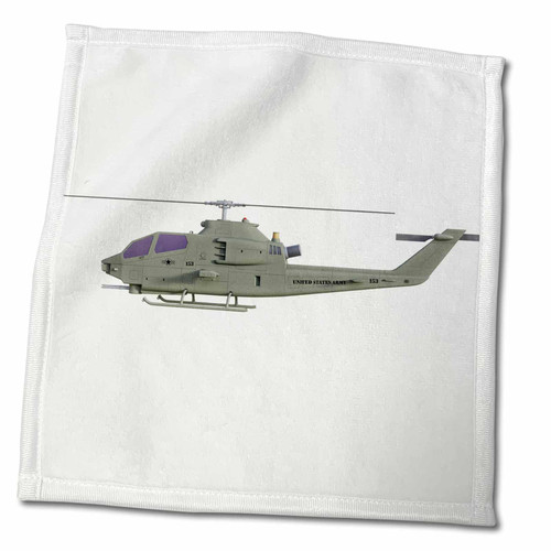 3dRose Boehm Graphics Aircraft - Cobra Helicopter from The Side - Towels (twl-253228-3)