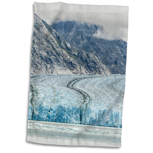 3dRose USA, Alaska, Endicott Arm. Overview of Dawes Glacier. - Towels (twl-314446-1)