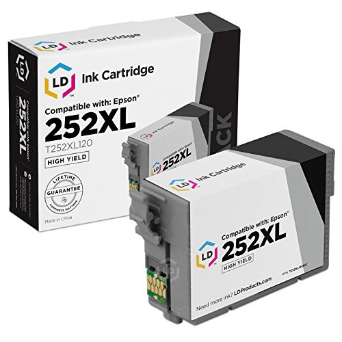 LD Remanufactured Ink Cartridge Replacement for Epson 252XL T252XL120 High Yield (Black) LD Remanufactured Ink Cartridge Replacement for Epson 252XL T252XL120 High Yield (Black)