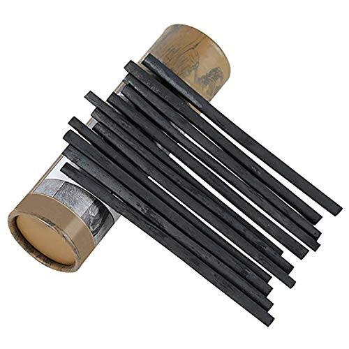 PPX Vine Charcoal Sticks Willow Sketch Charcoal Pencils for Drawing 5-7mm Pack of 25