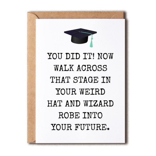 NVGifts You Did It Card - Funny Graduation Card - Humorous Graduation Greeting Card - Congrats On Grad Card - Graduation Card - Funny Birthday Card NVGifts You Did It Card - Funny Graduation Card - Humorous Graduation Greeting Card - Congrats On Grad Card - Graduation Card - Funny Birthday Card