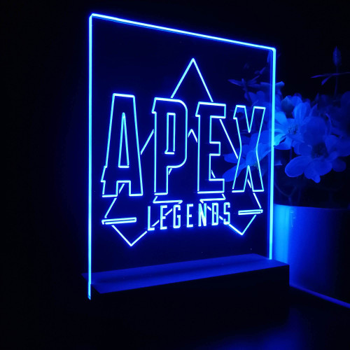 KOONTZ Apexs Legends Anime Night Light 3D Illusion Lamp 7 Colors Change 4 Lighting Mode USB Power KOONTZ Apexs Legends Anime Night Light 3D Illusion Lamp 7 Colors Change 4 Lighting Mode USB Power