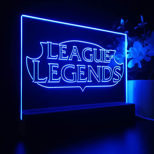 KOONTZ Leagues of Legends Anime Night Light 3D Illusion Lamp 7 Colors Change 4 Lighting Mode USB Power KOONTZ Leagues of Legends Anime Night Light 3D Illusion Lamp 7 Colors Change 4 Lighting Mode USB Power