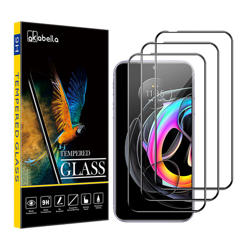 AKABEILA 3 Pack Screen Protector for Nokia X30 5G HD Tempered Glass Protective Film 9H Hardness Case Friendly Easy Installation Anti Scratch Bubble Free