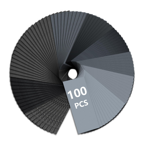 VRKET 100PCS Wet Dry Sandpaper,80 to 5000 Assorted Grit Sand Paper Sheets for Wood Furniture Finishing,Metal Sanding and Automotive Polishing VRKET 100PCS Wet Dry Sandpaper,80 to 5000 Assorted Grit Sand Paper Sheets for Wood Furniture Finishing,Metal Sanding and Automotive Polishing