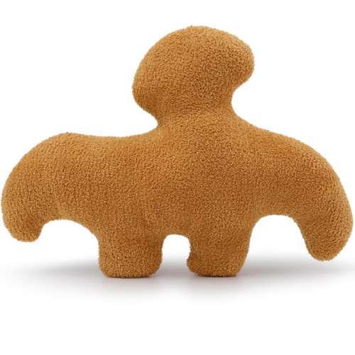 Tezituor Dino Chicken Nugget Pillow, Large Dino Chicken Nugget Plush 20x14 inch, Dinosaur Chicken Nuggets Stuffed Toy Dinosaur Theme Party Decoration Birthday Gift for Kids (Pterosaur)