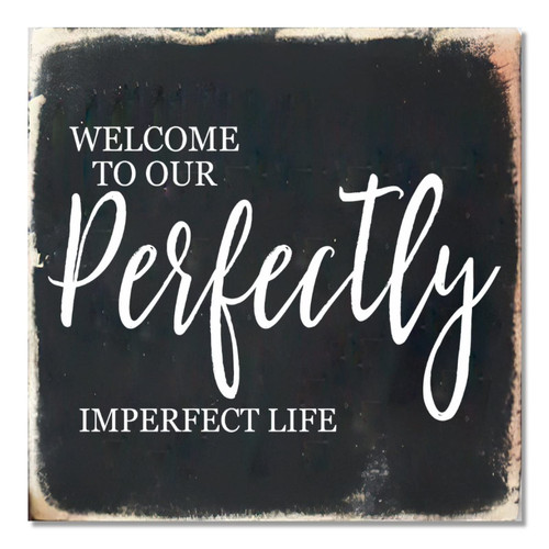 Wooden Sign Plaque Welcome to Our Perfectly Imperfect Life Wooden Pallet Sign with Sayings Wood Plank Hanging Plaque Country Wall Decor Wood Wall Sign Home Decor for Outside Desk Wooden Sign Plaque Welcome to Our Perfectly Imperfect Life Wooden Pallet Sign with Sayings Wood Plank Hanging Plaque Country Wall Decor Wood Wall Sign Home Decor for Outside Desk