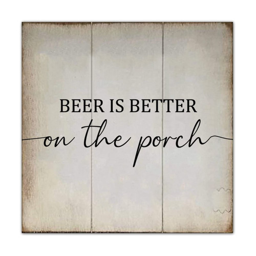 Alioyoit Rustic Wood Pallet Sign Plaque Beer is Better On The Porch Vintage Wooden Pallet Sign Wood Hanging Plaque Country Family Sign Wooden Wall Sign Home Decor for Farmhouse Desk Outdoors Alioyoit Rustic Wood Pallet Sign Plaque Beer is Better On The Porch Vintage Wooden Pallet Sign Wood Hanging Plaque Country Family Sign Wooden Wall Sign Home Decor for Farmhouse Desk Outdoors