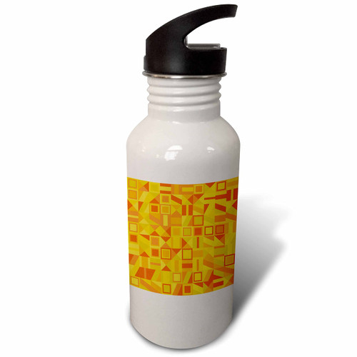 3dRose Colorful abstract geometrical mosaic pattern background design - Water Bottles (wb-373161-2)