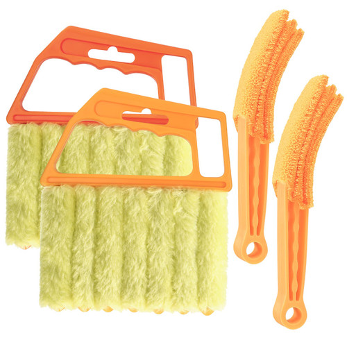 2 Pcs Window Venetian Blind Cleaner Duster Tools + 2 Pcs 7 Finger Duster Brush Cleaner, Microfiber Groove Gap Brush Duster for Wooden Window Blinds Shutters Air Conditioner Duster 2 Pcs Window Venetian Blind Cleaner Duster Tools + 2 Pcs 7 Finger Duster Brush Cleaner, Microfiber Groove Gap Brush Duster for Wooden Window Blinds Shutters Air Conditioner Duster