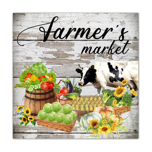 Farmhouse Style Wooden Pallet Sign Distressed Look Wood And Cow Farmer's Market Rustic Wooden Sign Plaque Wood Plank Hanging Plaque with Hanger Shabby Door Hanger Plaque Wall Decor for Table Bedroom Farmhouse Style Wooden Pallet Sign Distressed Look Wood And Cow Farmer's Market Rustic Wooden Sign Plaque Wood Plank Hanging Plaque with Hanger Shabby Door Hanger Plaque Wall Decor for Table Bedroom