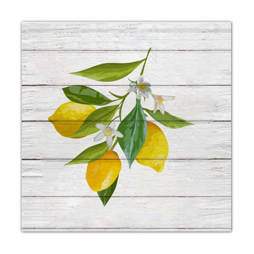 Alioyoit Farmhouse Style Wooden Pallet Sign Plaque Summer Fruits and Wood Lemon Rustic Wood Sign Plaque Wooden Board with Hook Classic Style Family Sign Wooden Wall Sign for Outdoors Table