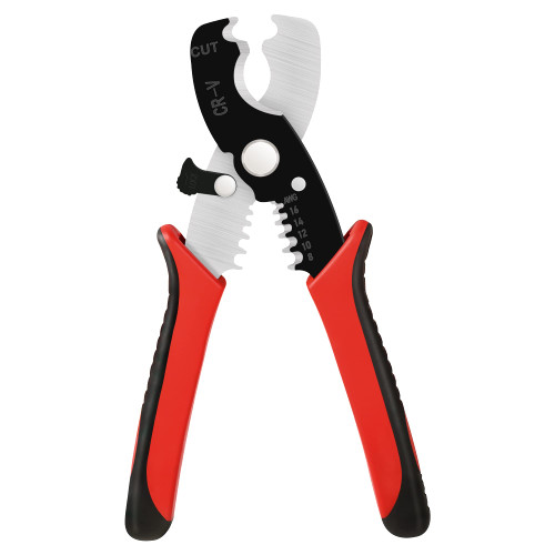 Wire Cable Cutters with Strippers - BOENFU Heavy Duty Thick Wire Cutters with Lock Spring Loaded, 7 Inches