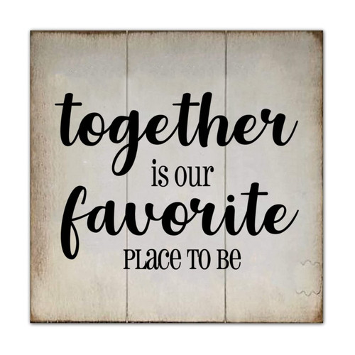 Alioyoit Farmhouse Style Wood Sign Plaque Together is Our Favorite Place to Be Rustic Wood Sign Wood Plank Hanging Sign Hook Included Welcome Wall Decor Sign Farmhouse Decoration for Lake House Desk Alioyoit Farmhouse Style Wood Sign Plaque Together is Our Favorite Place to Be Rustic Wood Sign Wood Plank Hanging Sign Hook Included Welcome Wall Decor Sign Farmhouse Decoration for Lake House Desk