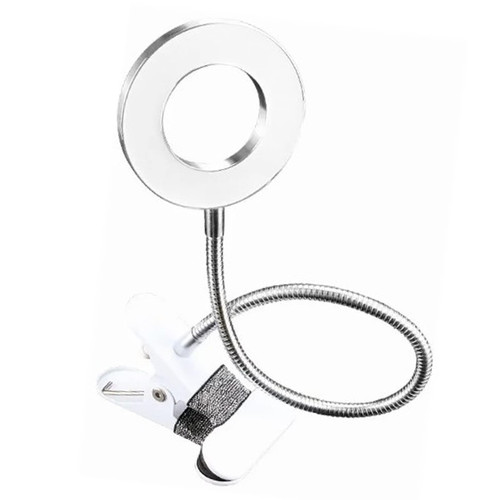 Magnifying Lamp,Tattoo Light Desk Lamp, LED Book Light with Clip, Clip Desk Lamp Reading Light with 2 Color Modes, Eye Protection Portable Clip Tattoo LED Lamp