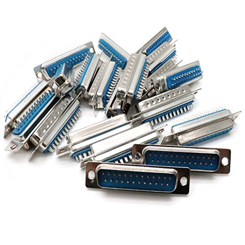 Yohii 10 Pairs DB25 Male and Female D-Sub Solder Type Connector VAG Adapter