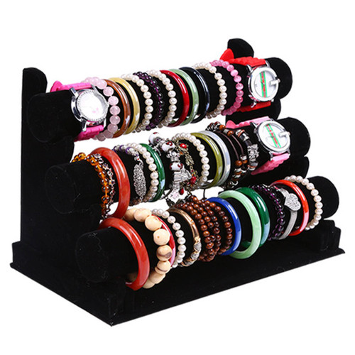 plplaaoo 3 Tier Bracelet Display Stand,Bracelet Organizer,Bracelet Holder, Bangle Watch Necklace Display Storage Jewelry Holder Stand Display Organizer,13.0 x 10.2in plplaaoo 3 Tier Bracelet Display Stand,Bracelet Organizer,Bracelet Holder, Bangle Watch Necklace Display Storage Jewelry Holder Stand Display Organizer,13.0 x 10.2in
