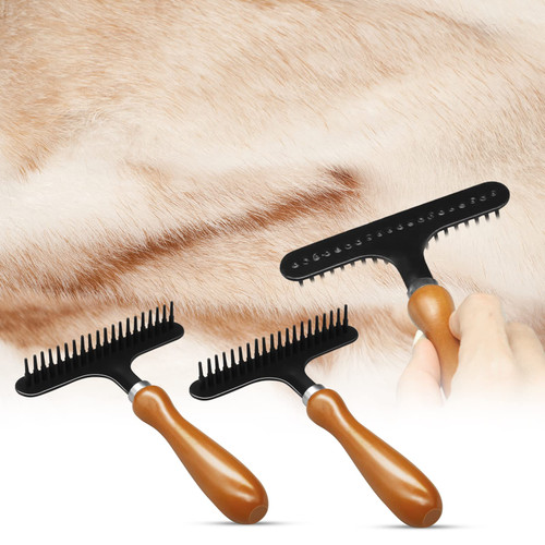 Carpet Rake, Hand Held Carpet Rake for Matted Carpet Comb Carpet Groomer Rake Carpet Rake for Matted Carpet, Portable Shag Rug Rake Carpet Rake to Fluff Carpet for Making Carpets Fluffy